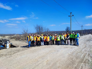 Acțiune de salubrizare în satele Bîc și Humulești