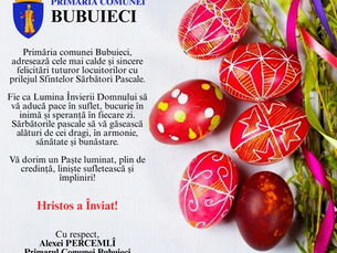 Mesaj de felicitare cu ocazia Sărbătorilor Pascale !