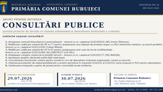 📢 ANUNȚ — Privind inițierea consultărilor publice.