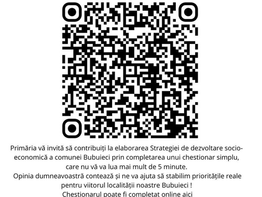 📊 Contribuie la viitorul comunei Bubuieci! Elaborarea Strategiei de dezvoltare socio-economică a localității