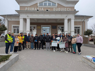 Acțiune de salubrizare în satul Bubuieci