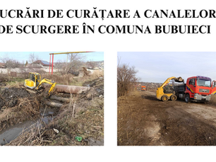 🏞 Lucrări de curățare a canalelor de scurgere în comuna Bubuieci