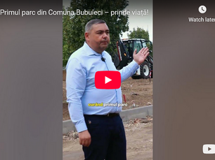 🌳 Primul parc din Comuna Bubuieci – prinde viață!