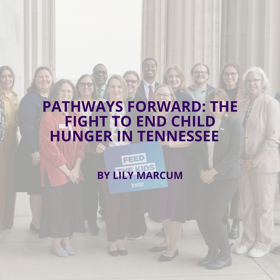 Pathways Forward: The Fight to End Child Hunger in Tennessee