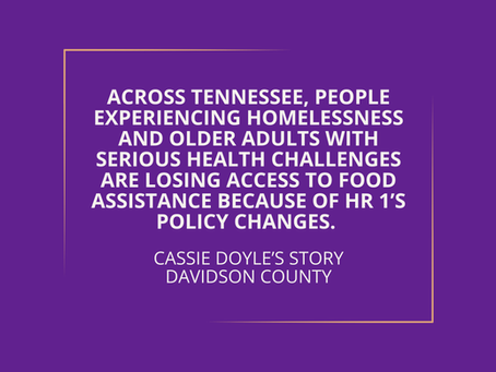 Falling Through the Cracks: One Woman’s Story of Hunger and Homelessness