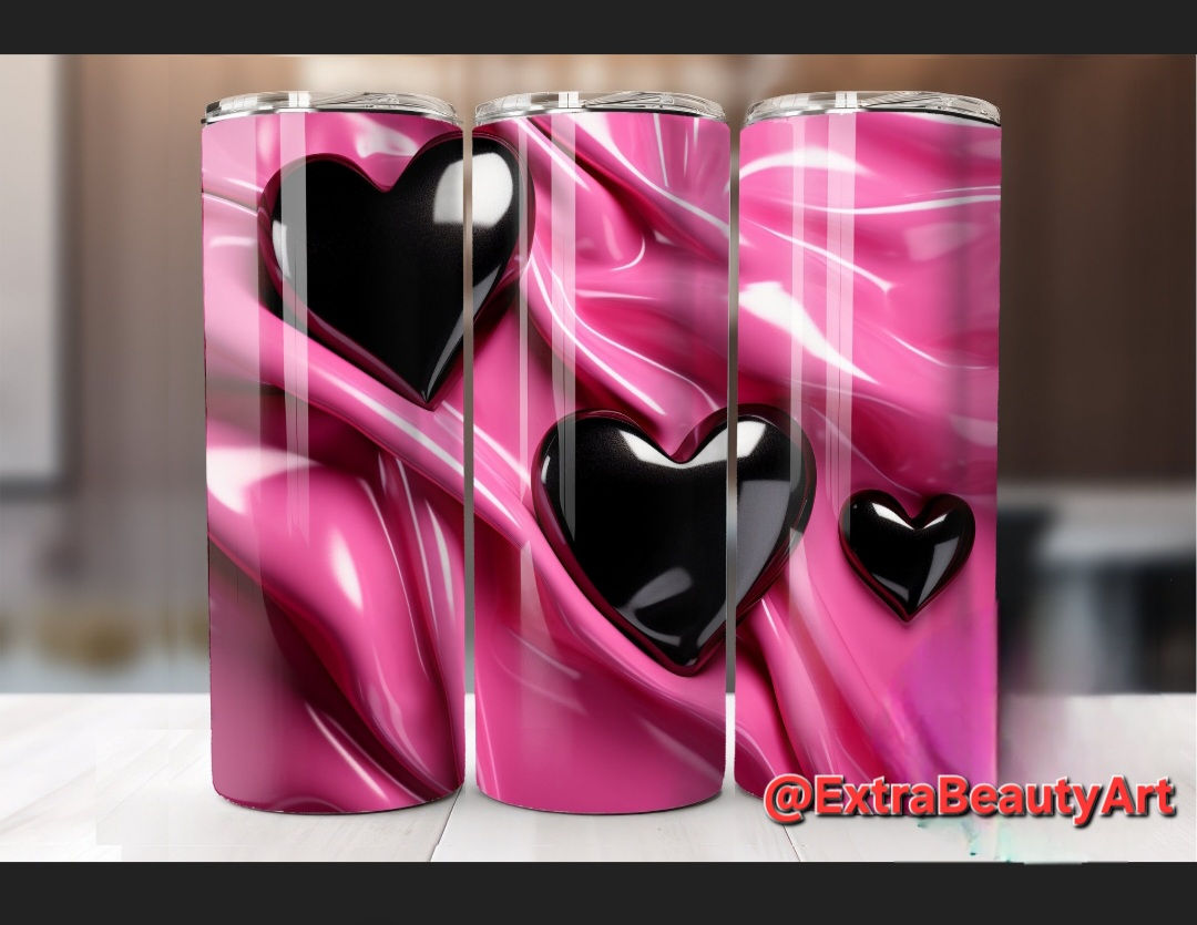 Silk Hearts 20oz Stainless Steel Tumbler