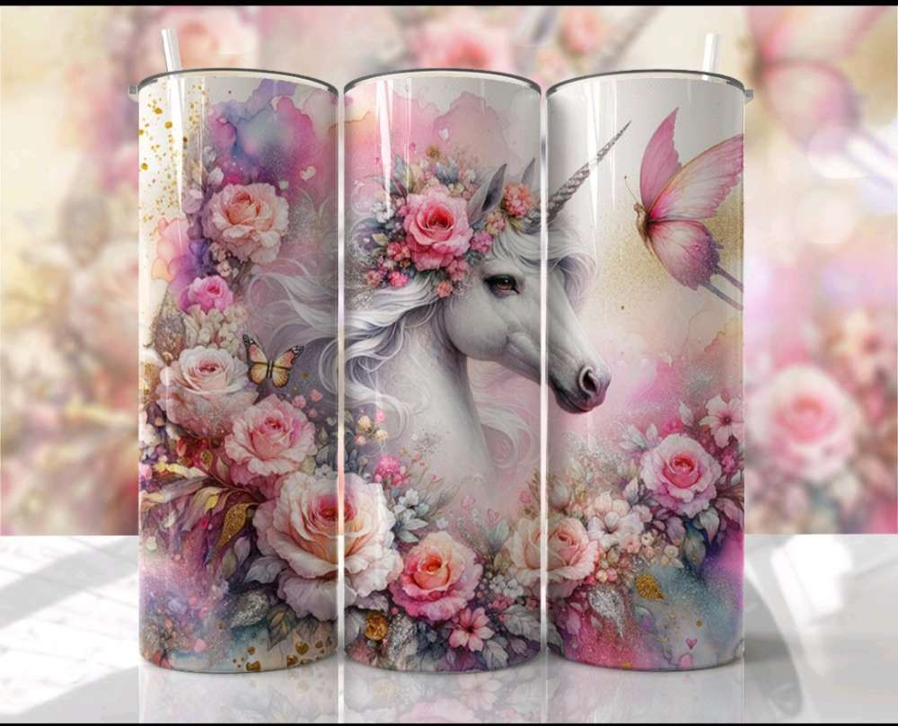 Magical Unicorn 20oz Stainless Steel Tumbler