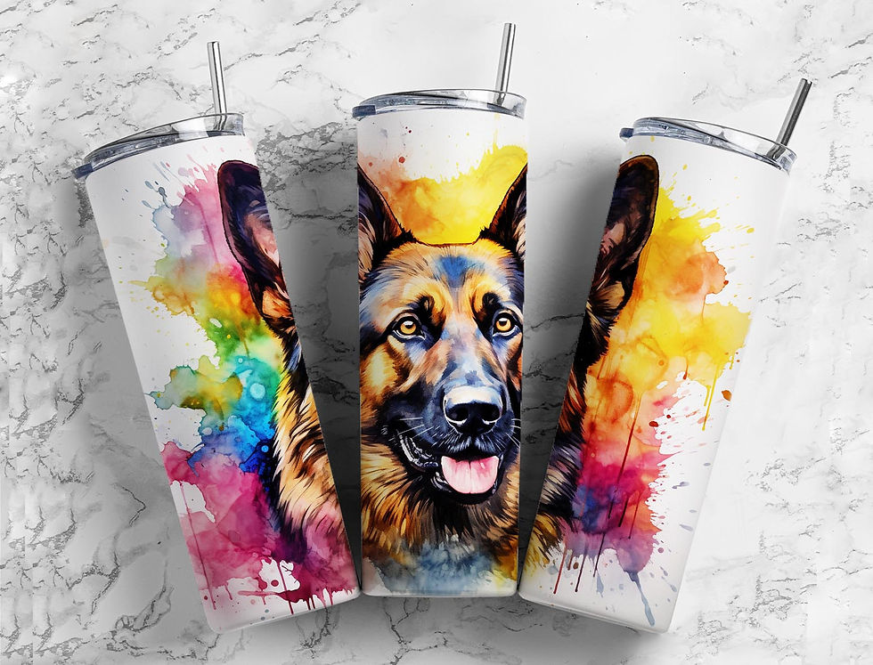 German Sheppard 20oz Stainless Steel Tumbler
