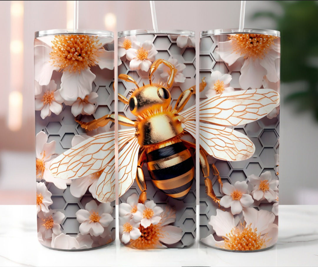 Queen Bee 20oz Stainless Steel Tumbler