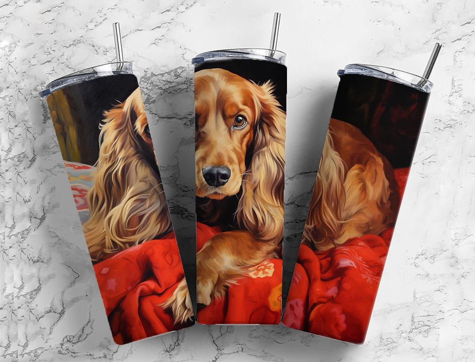 English Cocker Spaniel 20oz Stainless Steel Tumbler