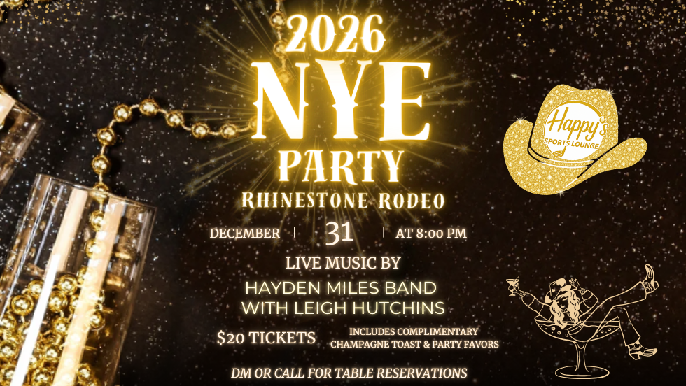 Happy's 2026 NYE Party!