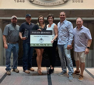 Lubbock Parade of Homes Award Best Builder Interior Designer