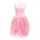 Thumbnail: Pink Poppy Pirouette Princess Dress with Rose Gold Glitter Print