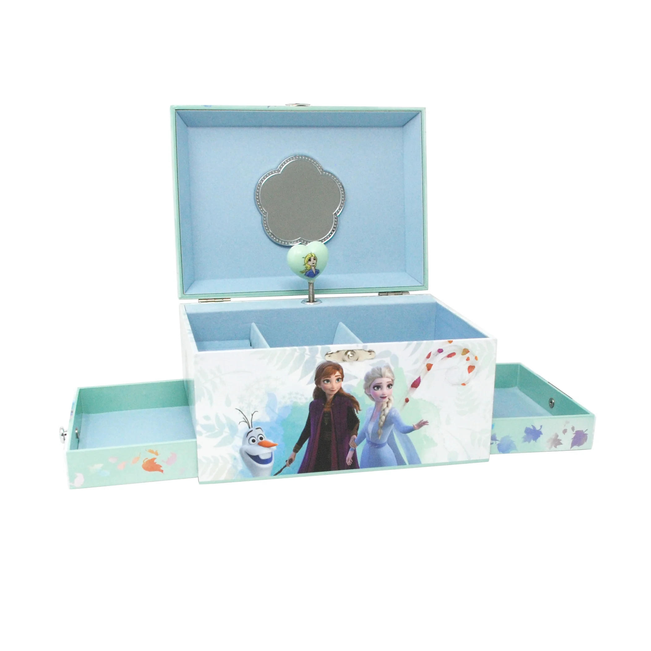 Pink Poppy Disney Frozen The Magical Nature Musical Jewellery Storage Box