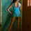 Thumbnail: Vienna Short Wrap Skirt Caribbean