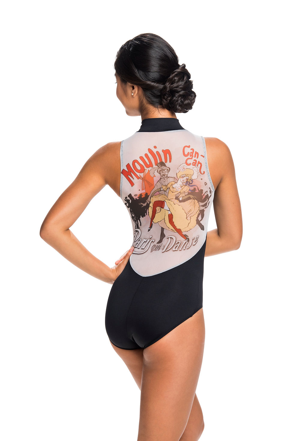 AinslieWear Moulin Can Can Zip Front Leotard - Girls