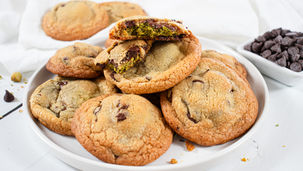 Pistachio Coconut Chocolate Chip Cookies