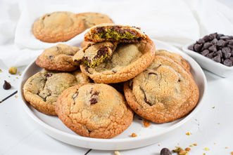 Pistachio Coconut Chocolate Chip Cookies