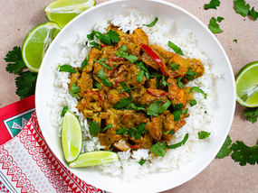 Coconut Chicken Curry with Mango and Lime