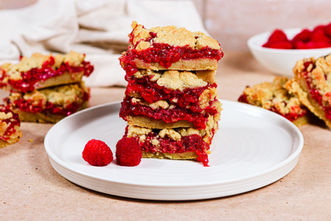 Raspberry Crumble Bars