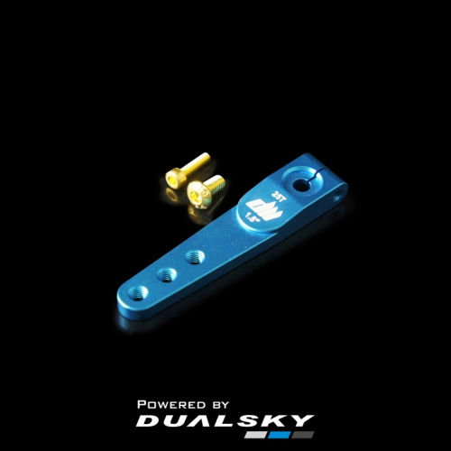 Thumbnail: Dualsky SA-1.0 blue, 25T, High end CNC Half Servo Arms - SA-1.0 blue, 25T, 1....