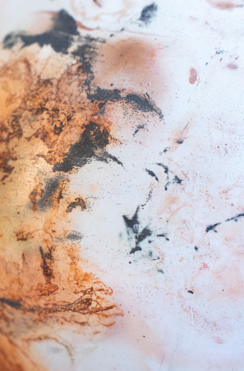 Ceramic Vase Saggar Fired coated with Terra Sigillata