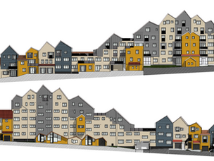 Réhabilitation énergétique d'un ensemble de 38 logements NEOLIA à Bethoncourt (25)