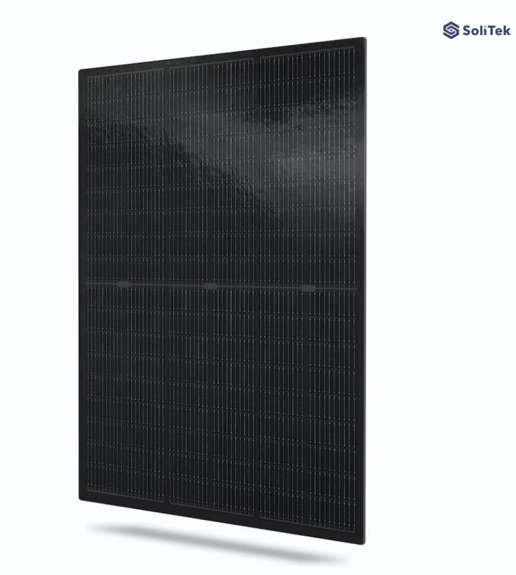 Solars.cz - Solitek SOLID Bifacial B.108 435Wp Bezrámový celočerný