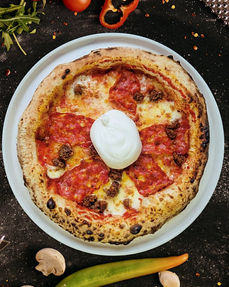 Pizza Burrata Piccante