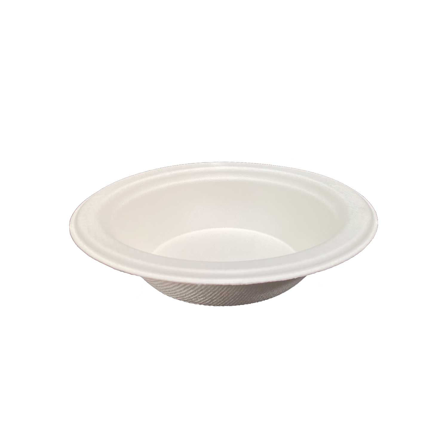 NatureFibre® 12oz White Sugarcane Fibre Wide Mouth Bowl