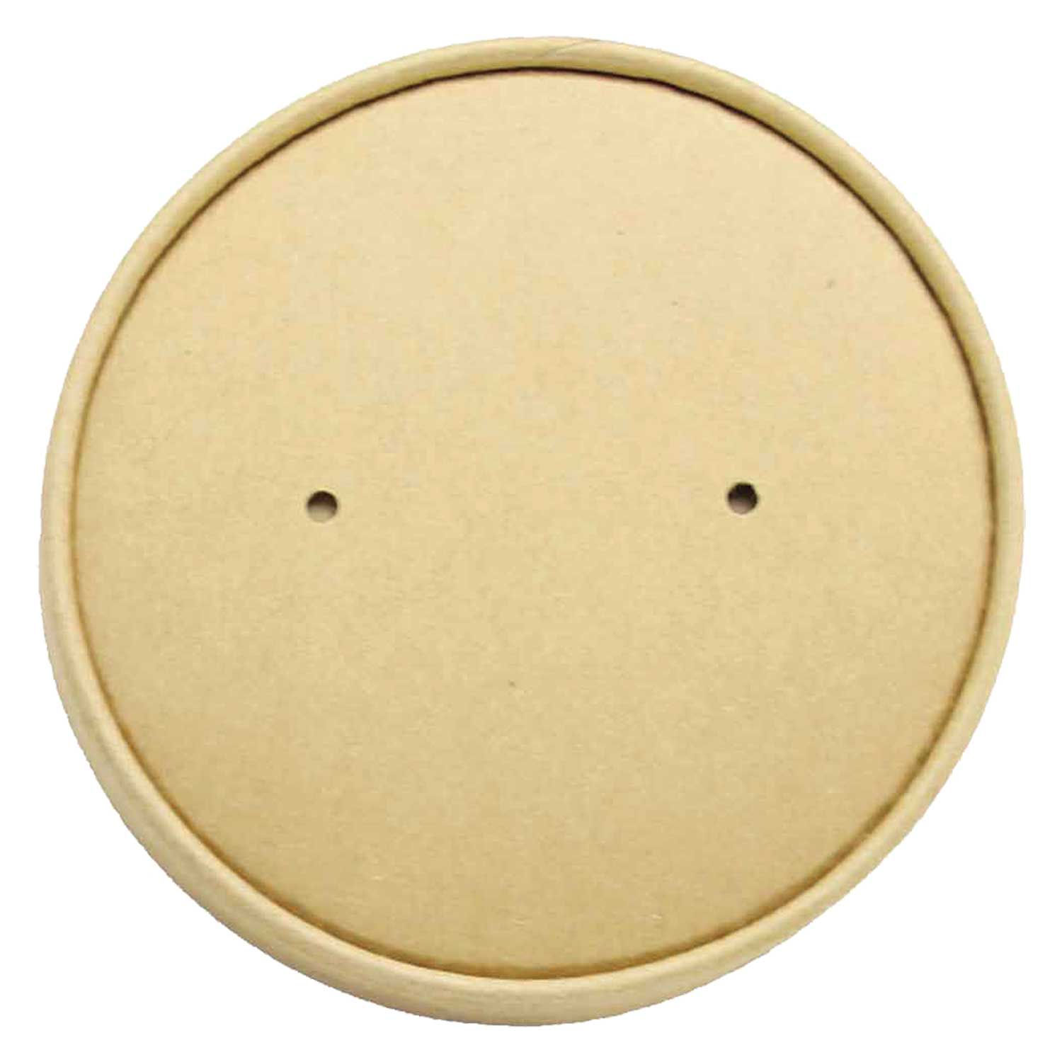 PLA Lined Kraft Paper Vented Lid for 32/40oz Container
