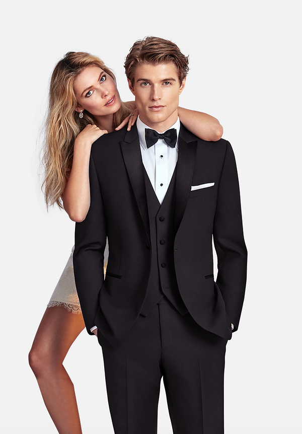 Black Peak Tuxedo | Debonair Formal Wear