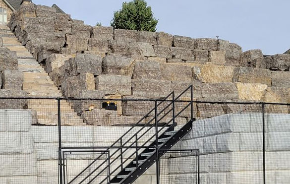 f the lake access staircase