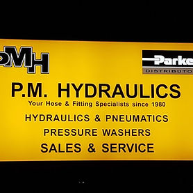 P.M Hydraulics banner