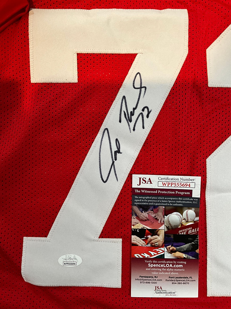 Thumbnail: Joe Thomas Signed Wisconsin Badgers Custom Jersey (JSA) COA
