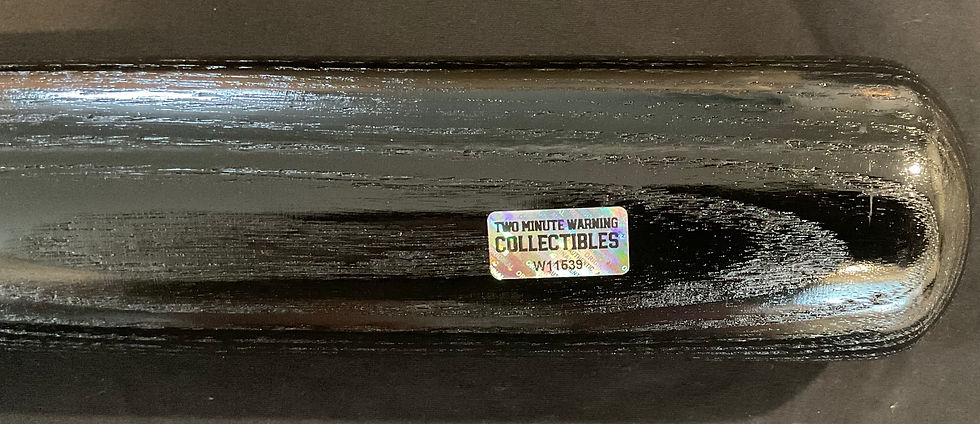 Thumbnail: Grant Hussey Autographed Black Louisville Slugger Wood Bat w/Inscription