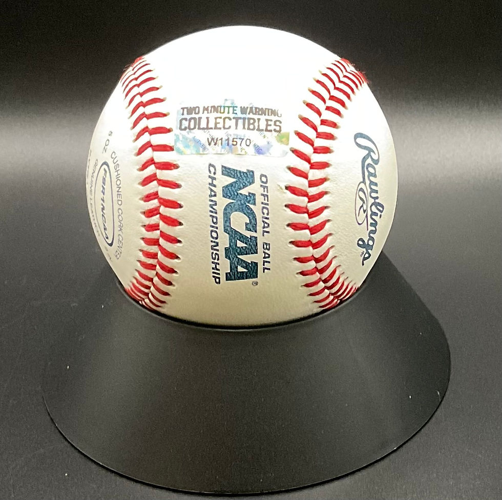 Thumbnail: Grant Hussey Autographed Official NCAA Baseball w/Inscription