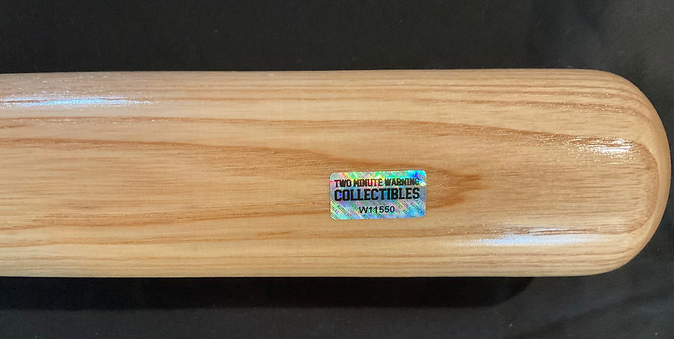 Thumbnail: Grant Hussey Autographed Louisville Slugger Wood Baseball Bat w/Inscription