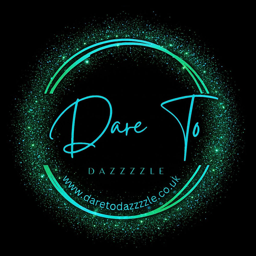 Dare To Dazzzzle glitter logo used to introduce new eGift cards.
