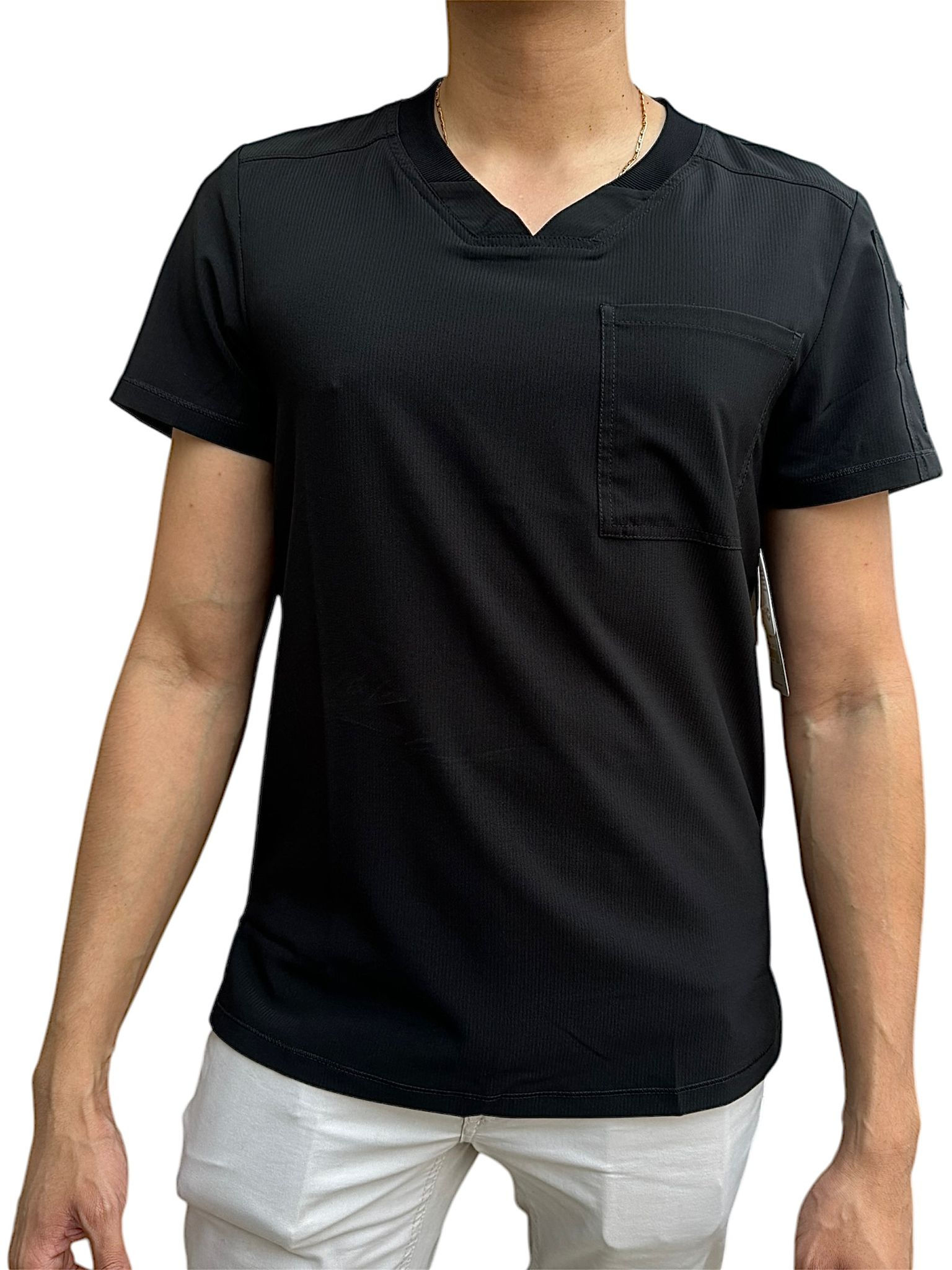 Cherokee  Camisa de uniforme sanitario para hombre negra