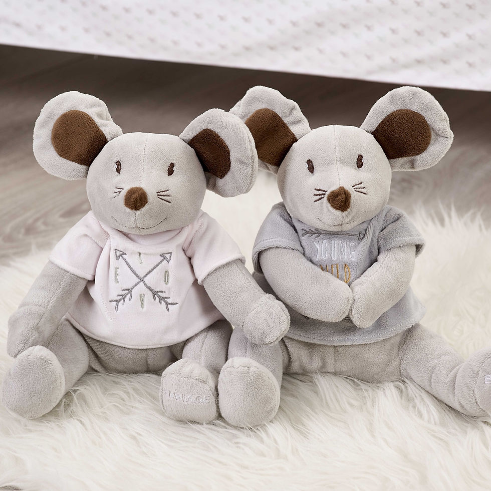 Миниатюра: Игрушка Doodoo для сна Мышка белая