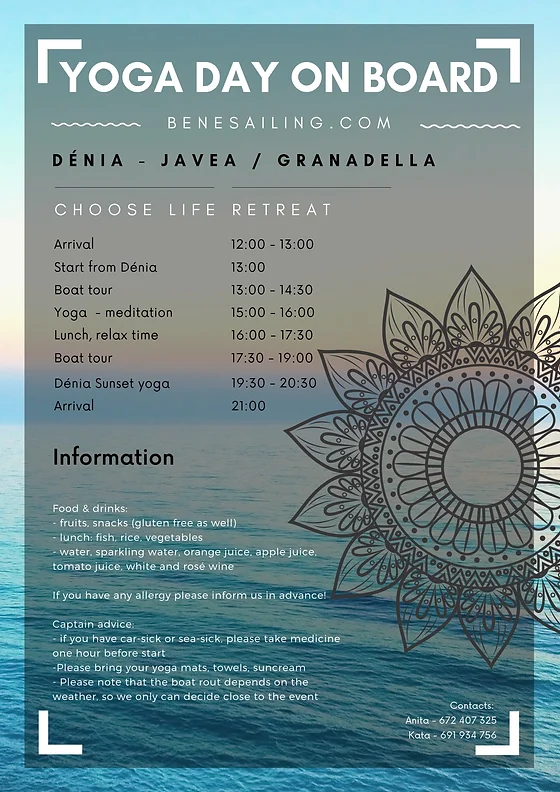 Yoga Day With Anita Benesailing