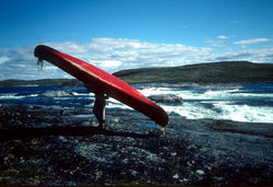 Portage on the Kogaluk