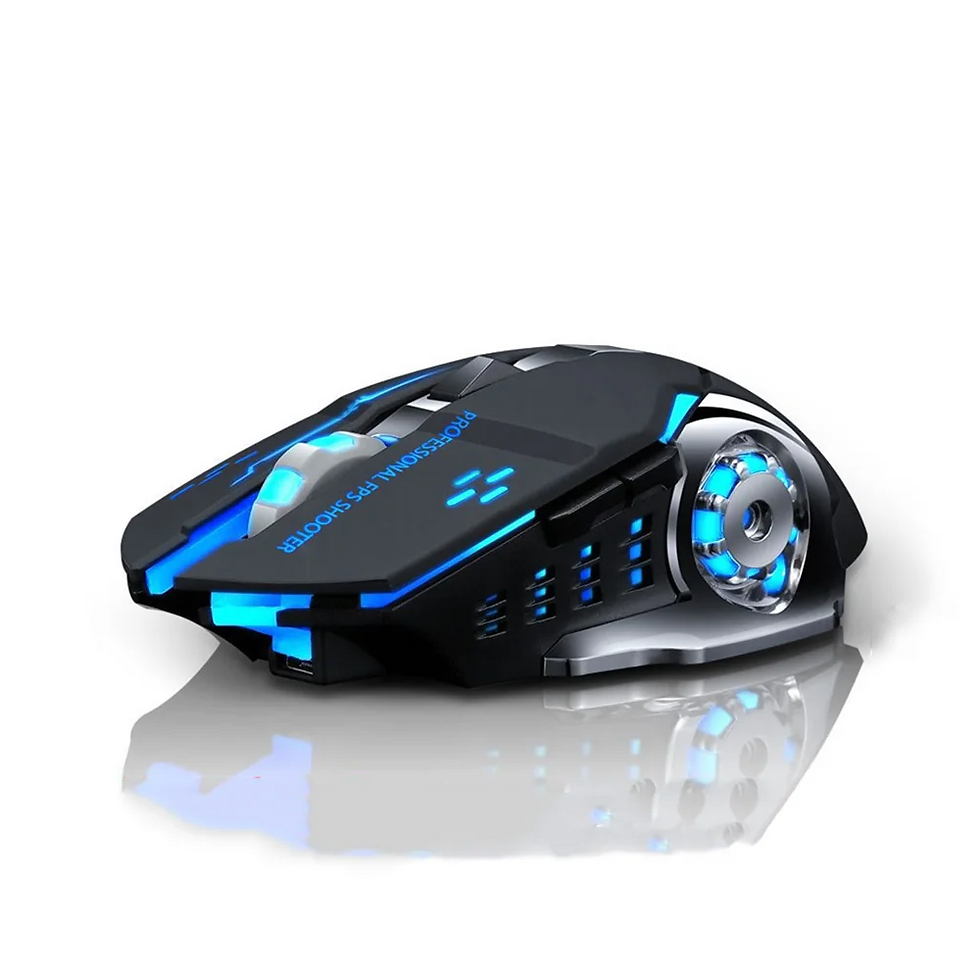 Thumbnail: Rechargeable Wireless Mouse Gaming Computer Silent Bluetooth Mouse USB Mechanica