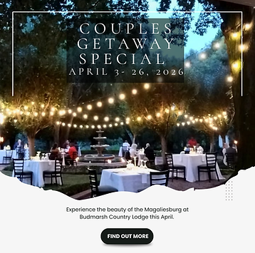 Budmarsh Couples Getaway Specials