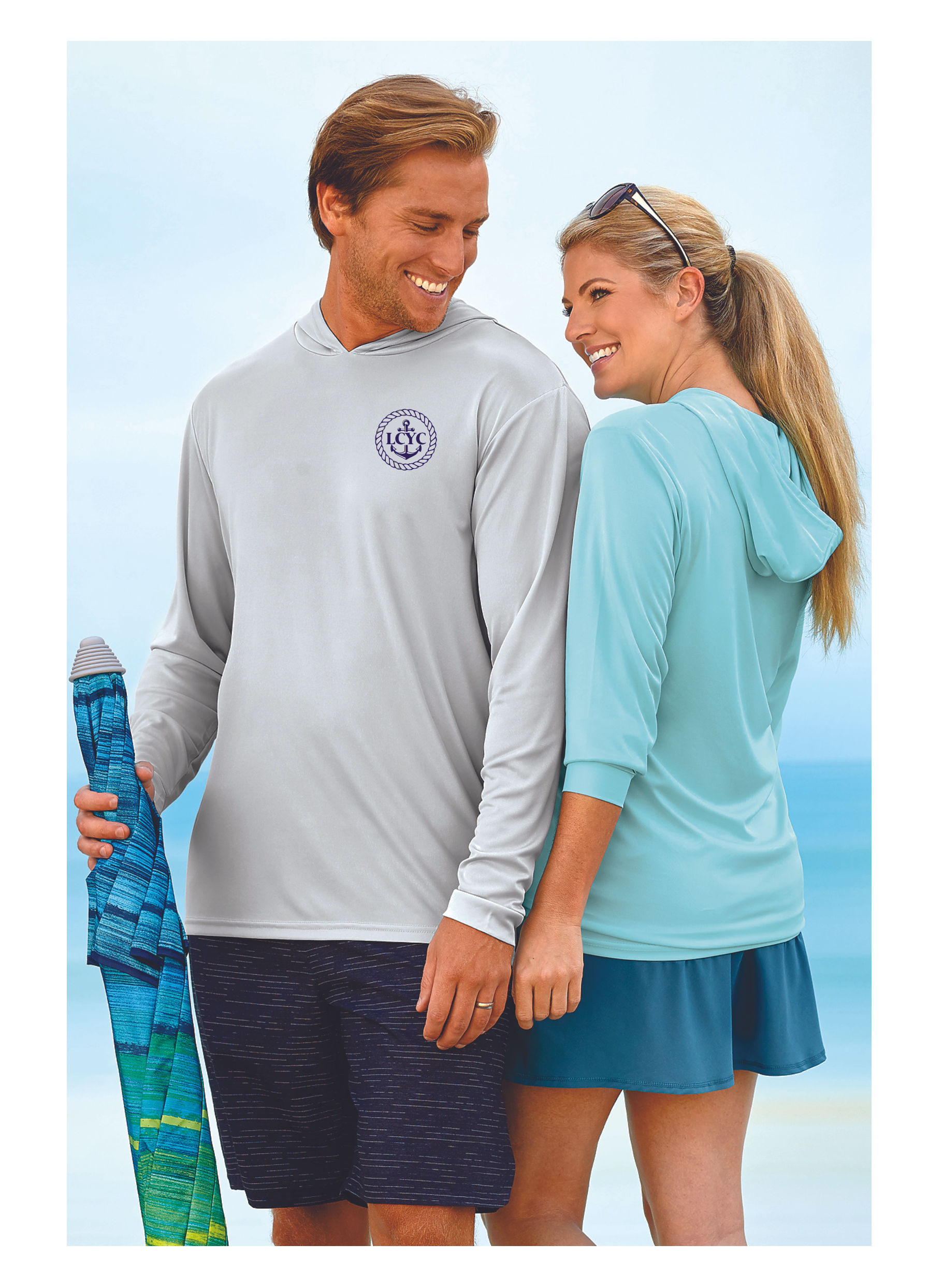 LCYC UPF 50 hooded sunshirts