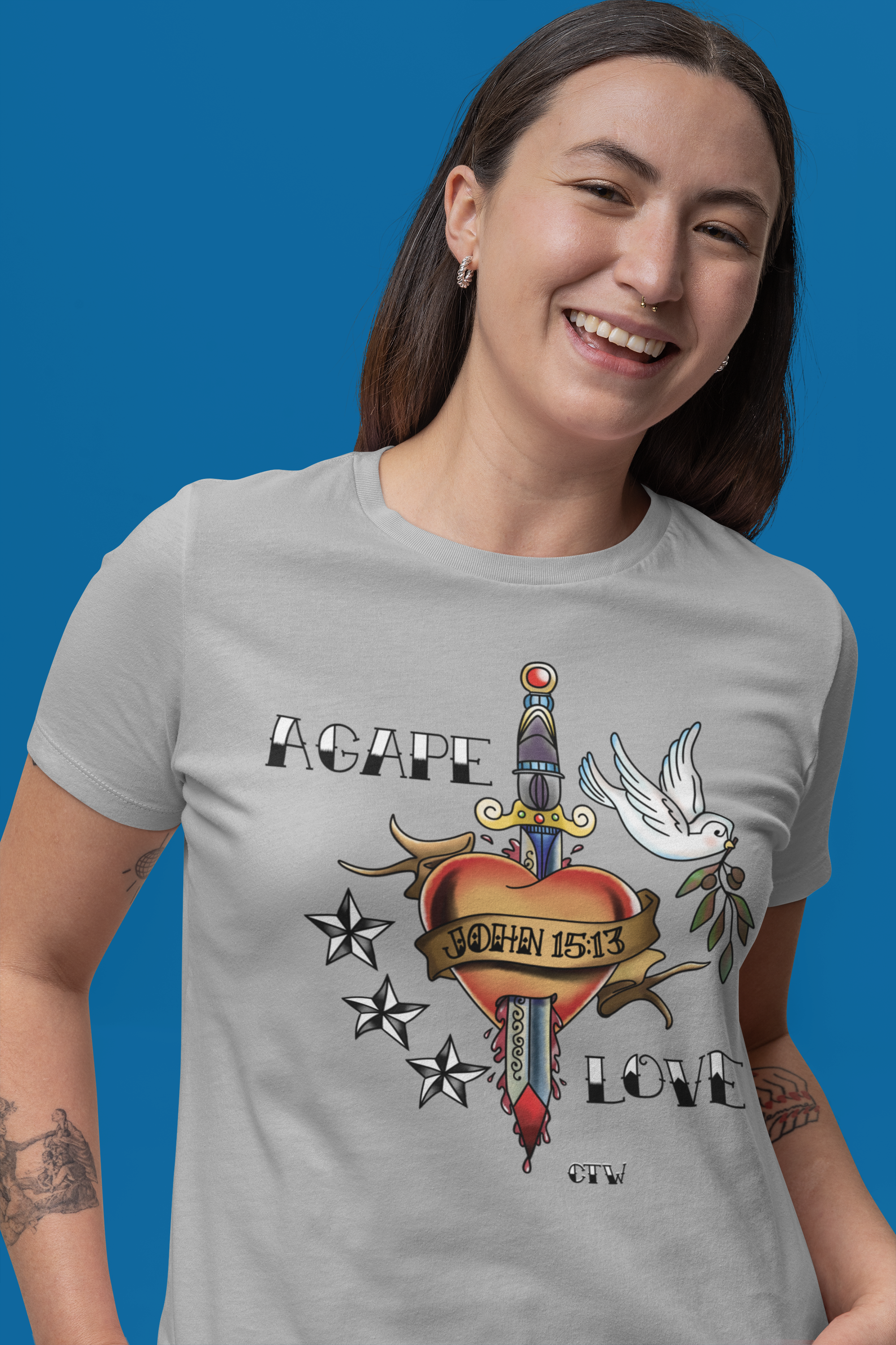 JUNIORS CUT - Agape Love Tee