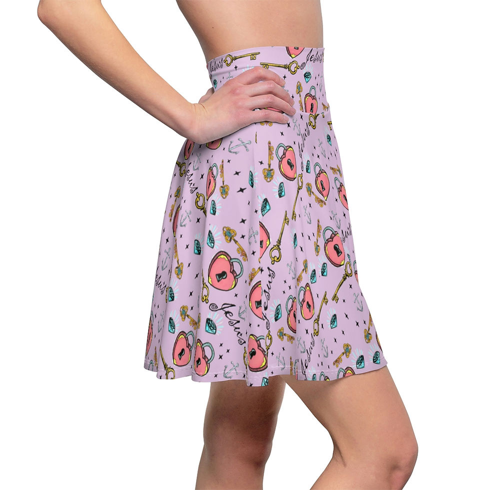 Thumbnail: LOCK & KEY Jesus Skater Skirt