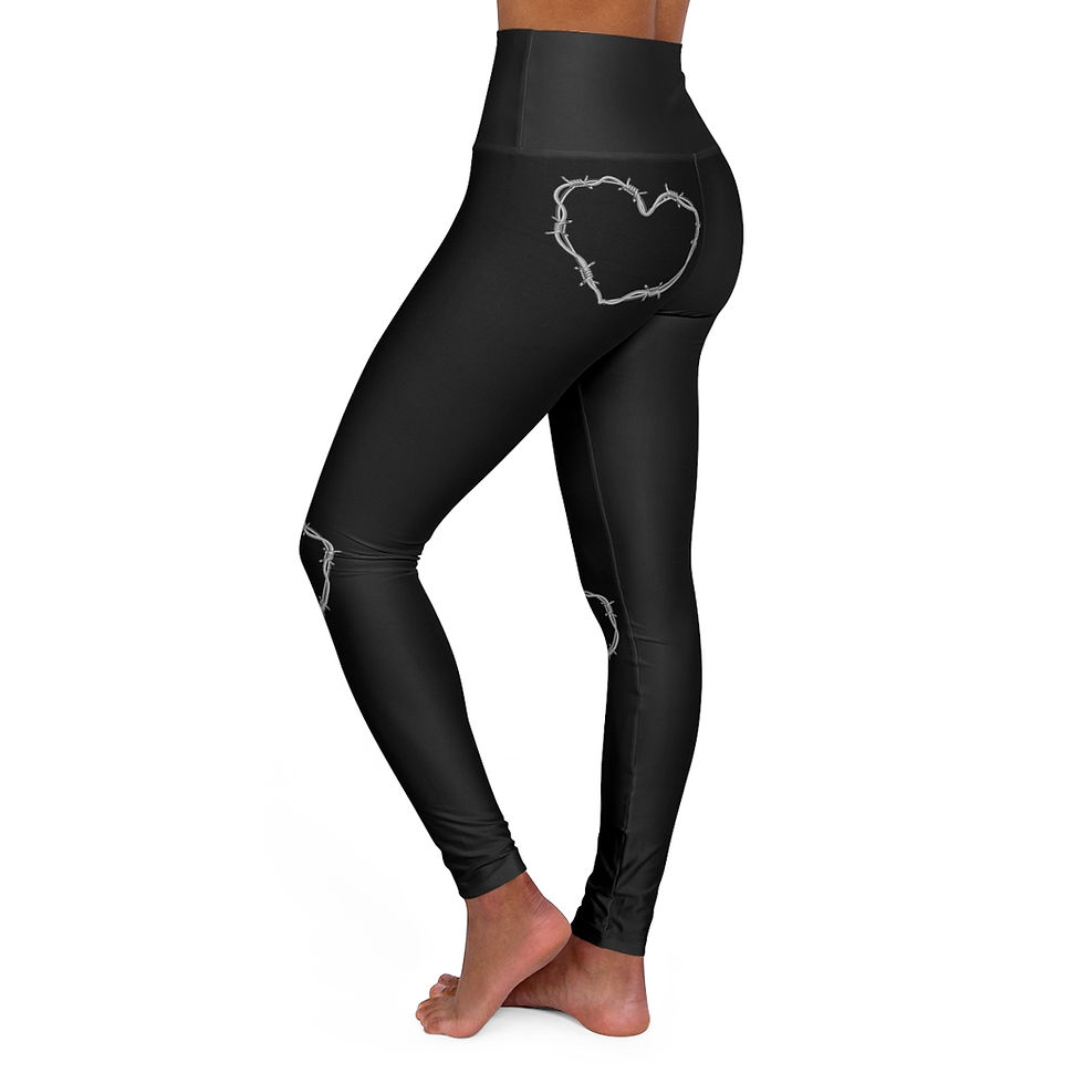 Thumbnail: Official 🥀Magdalene Rose🥀 High Waisted Yoga Leggings