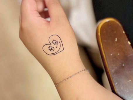 3cm 落書きハートちゃん